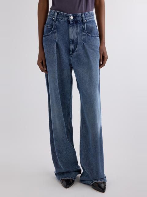 Isabel Marant Isabel Marant Rodayna Wide Leg Jeans in Light Blue at Nordstrom
