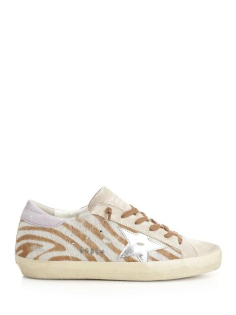Golden Goose Golden Goose Women "Super Star" Sneakers With Zebra Print
