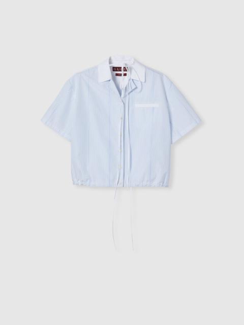Gucci cotton fil coupé shirt