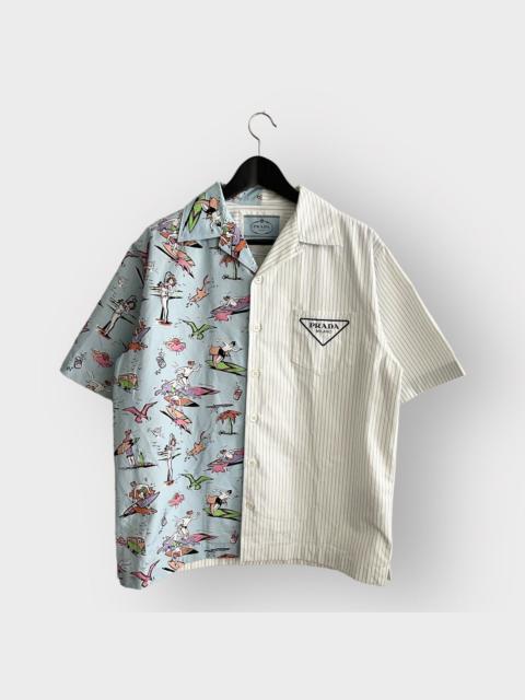 Other Designers Very Rare - 1850$ Prada Double Match Poplin Shirt