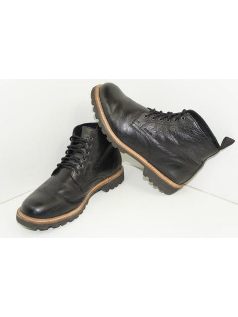 Other Designers Geox - Commander Black Platform Creeper Leather Boots
