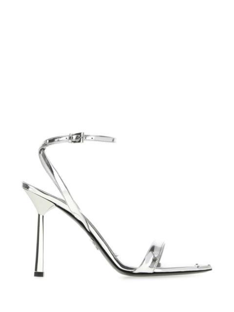 Prada Prada Women Silver Leather Sandals