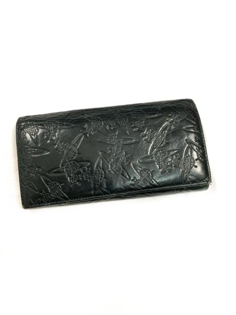 Vivienne Westwood Vivienne Weswood long leather wallet made in italy