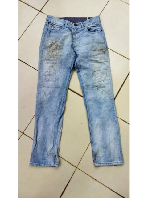 Levi's 🔥SHOUT OUT🔥SKINNY LEVIS DISTRESSED CUSTOM SHASHIKO