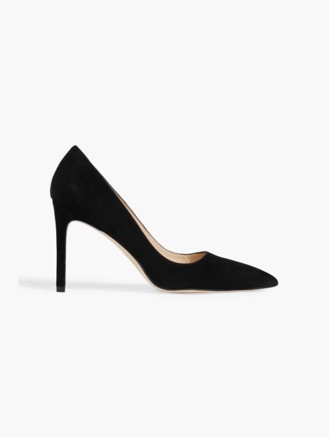 Stuart Weitzman Leigh 95 suede pumps