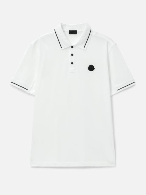 Moncler LOGO PATCH COTTON POLO SHIRT