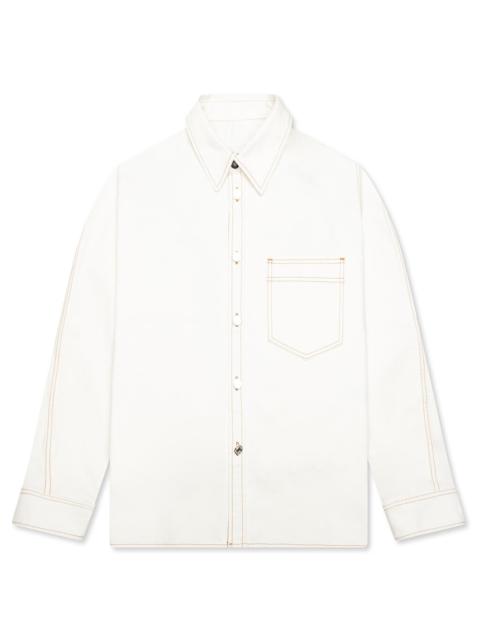 Givenchy COUTURE SEAM OVERSHIRT - WHITE