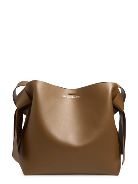 Acne Studios Acne Studios Midi Musubi Leather Bag in Camel Brown at Nordstrom