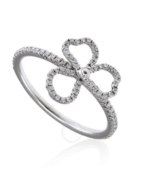 Tiffany & Co. Tiffany & Co. Ladies Tiffany Paper Flowers Diamond Open Flower Ring
