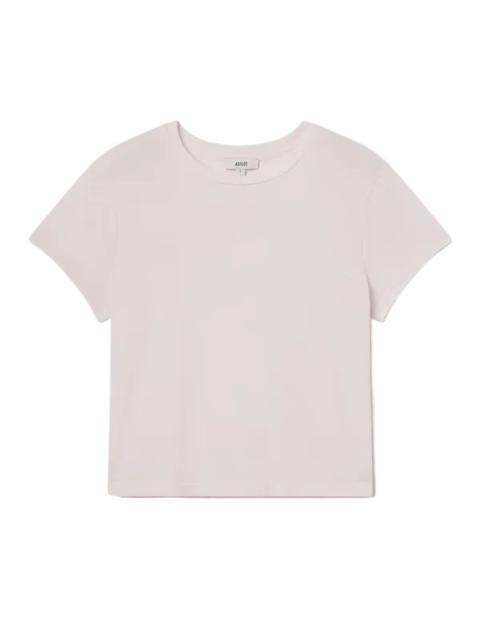 AGOLDE Adine Shrunken Tee in Bone