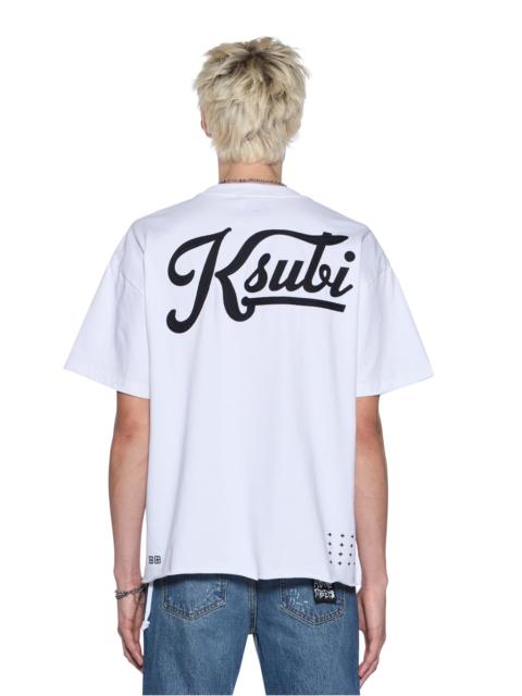 Ksubi OUTFIELD EKCESS SS TEE WHITE
