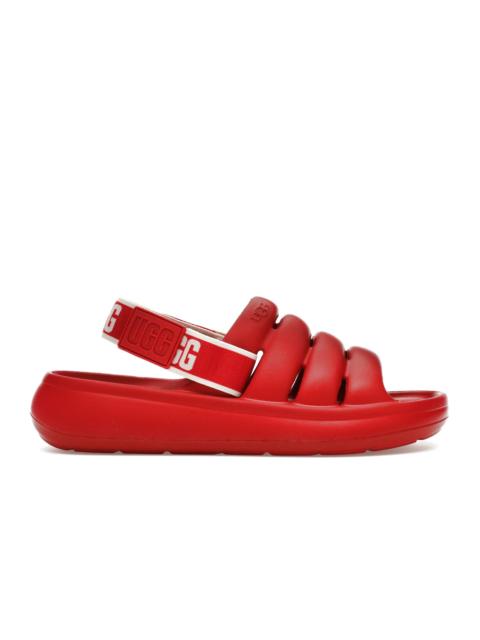UGG UGG Sport Yeah Slide Samba Red (Women's)