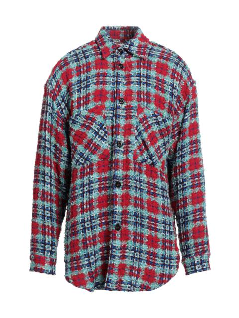 Red Men's Checked Shirt