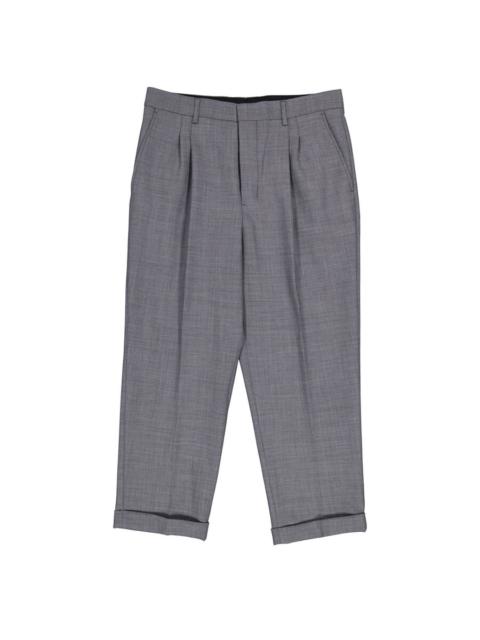 AMI Paris Ami Paris Men's Gris Chine Carott Fit Trousers