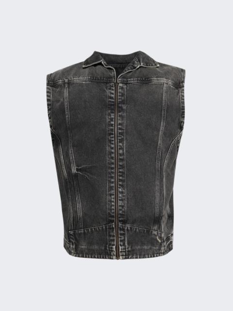 Martine Rose Denim Vest Black