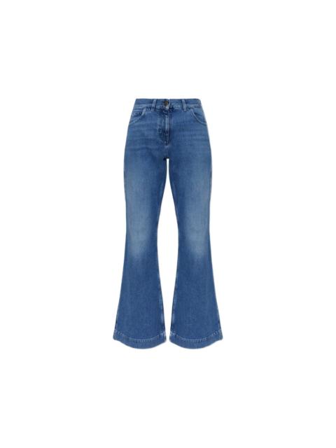 Moncler Moncler Blue Denim - Wide-Leg Jeans Women