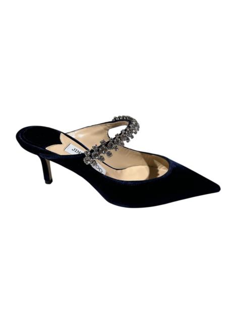 JIMMY CHOO Jimmy Choo Bing Crystal Strap Mules
