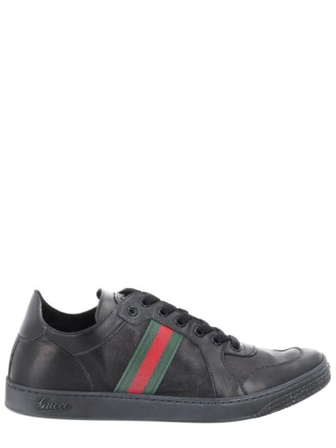 GUCCI Gucci Men "Stretch" Leather Effect Sneaker
