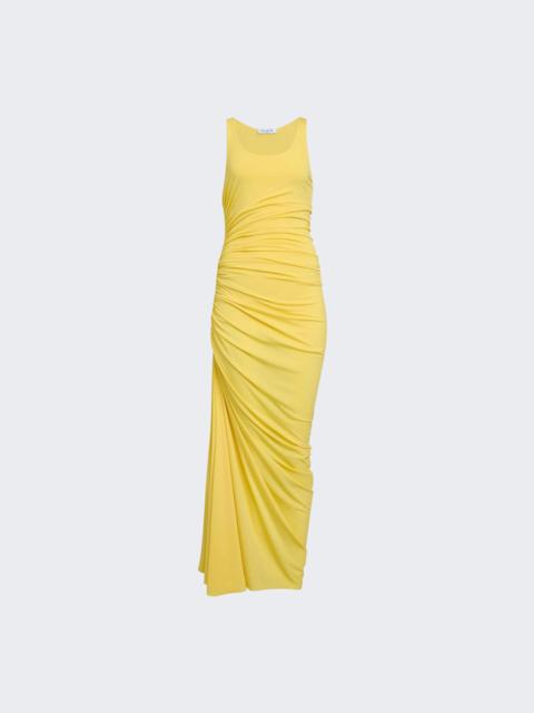 Alaïa Gathered Dress Jaune Vif