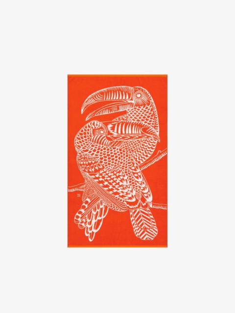Other Designers Inoui Editions Toucan Beach Towel – Orange