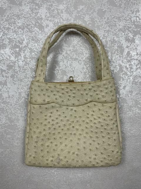 Other Designers If Six Was Nine - Vintage LGB Style Japanese Ostrich Leather Handle Bag