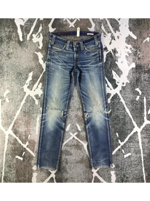 Other Designers Vintage - Vintage Levis 606 Jeans Faded Blue Denim KJ2297