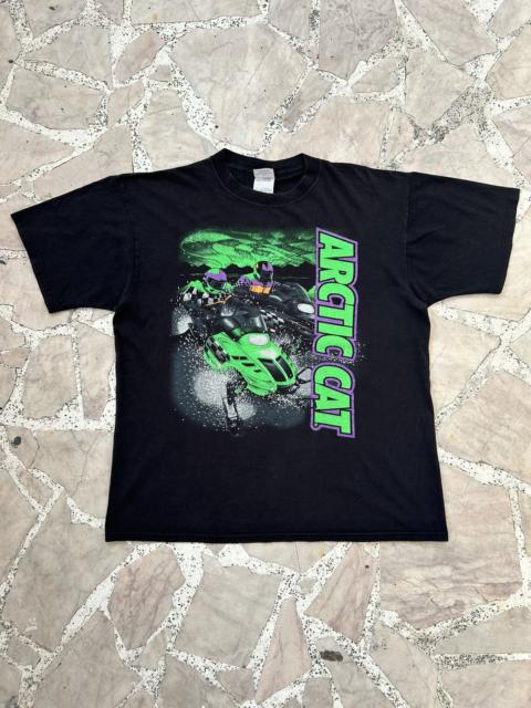 Other Designers Other - Arctic Cats Fronthit Black Tee Spellout
