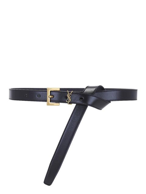 SAINT LAURENT Skinny Cassandre Long Belt