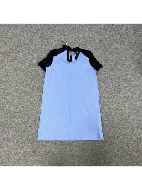 Miu Miu Miu Miu floral print dress blue