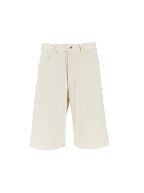 AURALEE Auralee Men Silk Denim Shorts