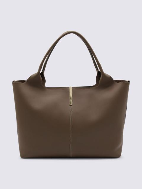 Tod's Tods Brown Leather Top Handle Bag