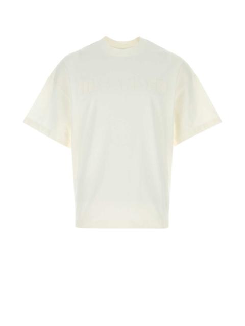 Jil Sander Jil Sander Men White Cotton Oversize T-Shirt