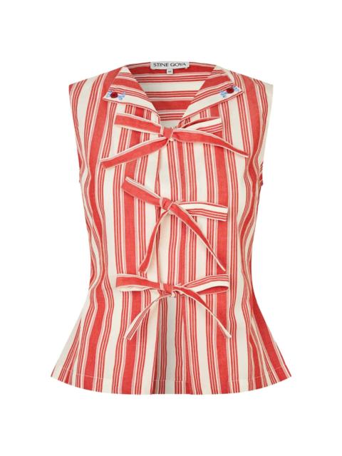 STINE GOYA TIE FRONT VEST