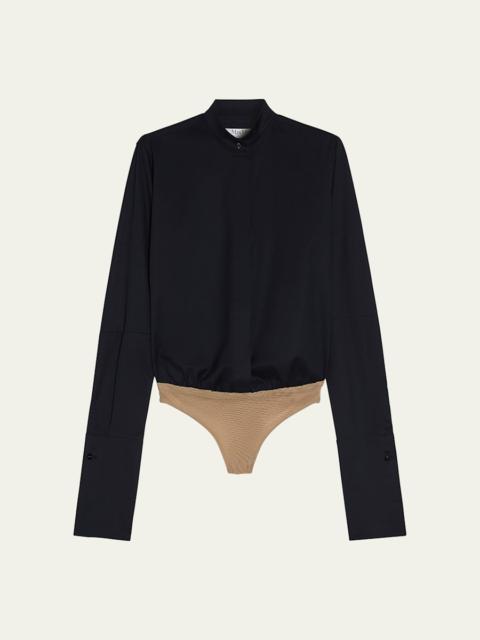 Max Mara Button-Down Shirt Bodysuit