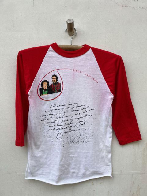 Other Designers Band Tees - Vintage Simon Garfunkel 1983 Think Too Much Tour Raglan