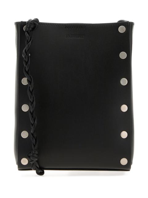 Jil Sander Black leather Tangle crossbody bag