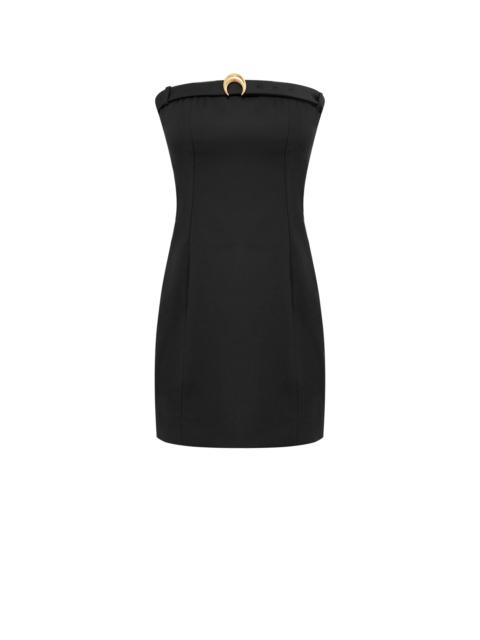 Marine Serre Virgin Wool Twill Mini Dress