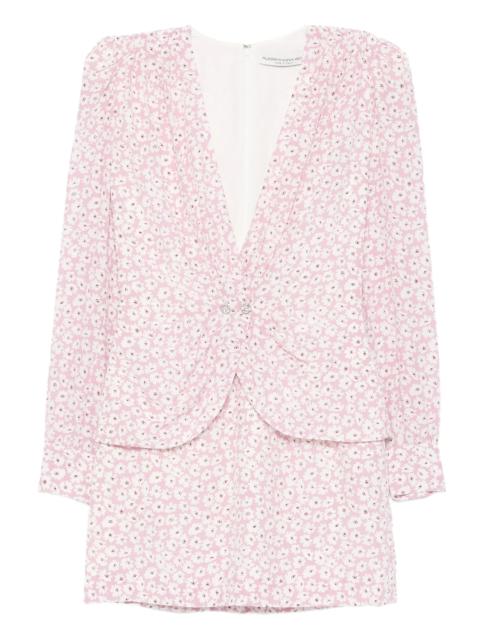Alessandra Rich Alessandra Rich Floral-print Mini Dress