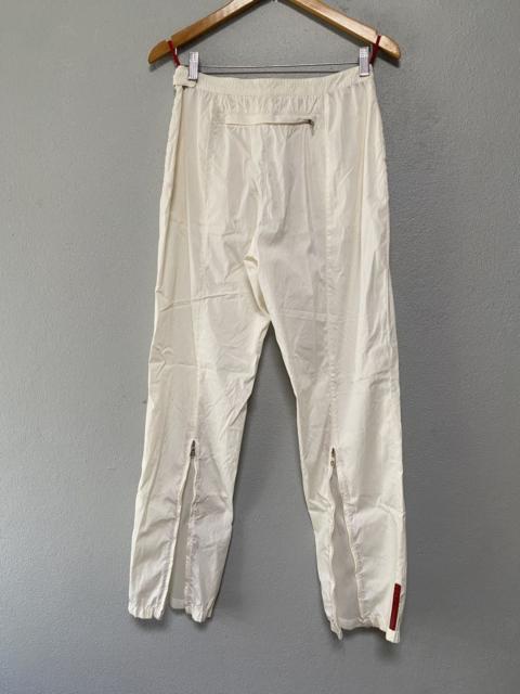 Prada Prada sports trackpants zipper rubber tags