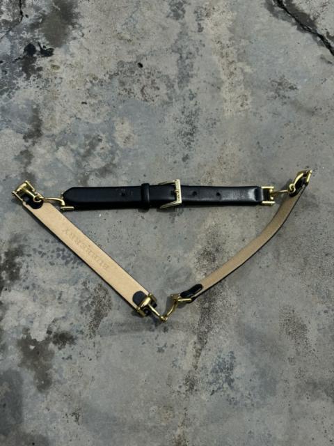 Burberry Burberry Horsebit Leather Waist Belt 82cm