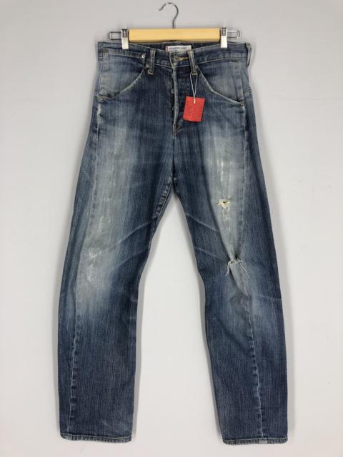 Other Designers Vintage - VINTAGE Levi's Ripped Jean Straight Cut Size 29
