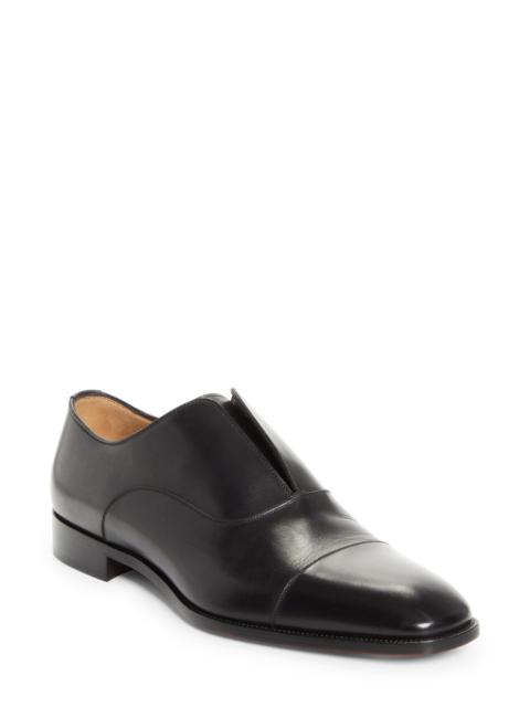 Christian Louboutin Christian Louboutin Alpha Cap Toe Slip-On in Black at Nordstrom