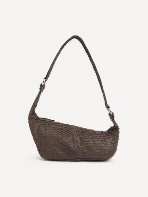 paloma wool Mini Dry Brown Leather Shoulder Bag