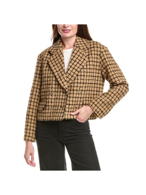 Sandro Sandro Tweed Wool-Blend Jacket
