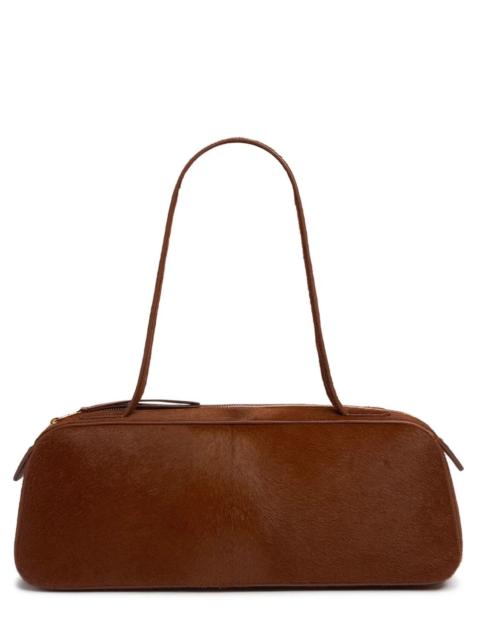 KHAITE KHAITE Simona Rust Brown Ponyhair Shoulder Bag