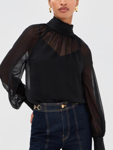 VERONICA BEARD Alyssa Silk Blouse
