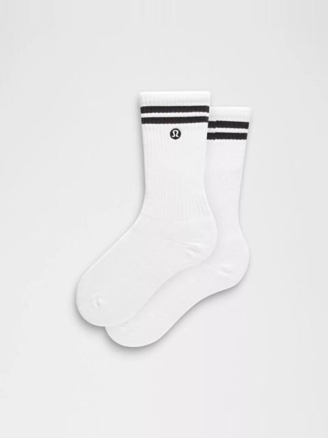 lululemon Unisex Daily Essential Crew Socks *Stripe