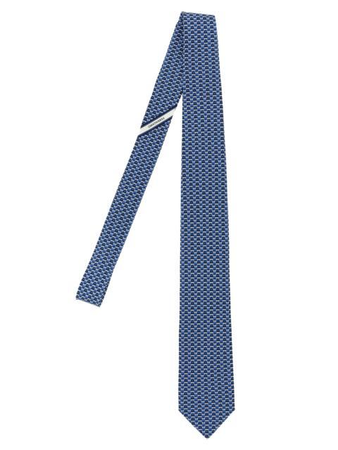 FERRAGAMO Ferragamo Men 'Gancini' Print Tie