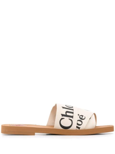 Chloé Chloé Women Woody Linen Sandals