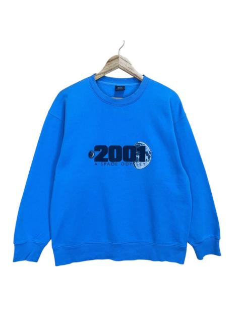 Other Designers Japanese Brand - Film 2001 A Space Odyssey Big Logo Crewneck Sweatshirt